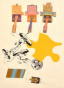 Colin Lanceley (1938-2015) Australian, 'Entrance of the Thugs', An artist's proof print, signed