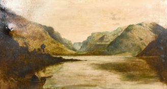 B.B. Wadham, 19th century, 'Early Evaporation and Cloud Forming, Tal-y-Llyn N.W', Figures in a