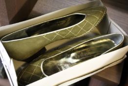A pair of ladies Kurt Geiger shoes, boxed, size 39.5.