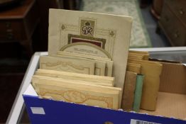 A quantity of cigarette card albums.