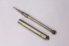 A propelling pencil and another item.