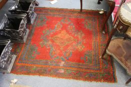 A small Turkish rug.