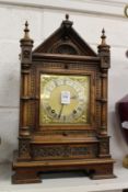A good walnut cased mantle clock.