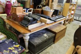 A good large pine and painted table.