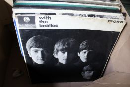 Beatles and other records.