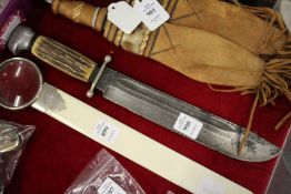 A German Bowie knife.