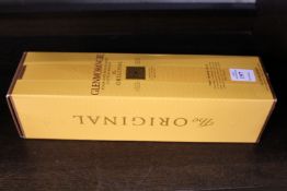 A bottle of Glen Morangie whisky.