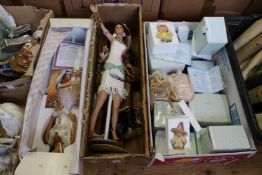 A quantity of Cherished Teddies, boxed and other items.