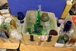 A large quantity of decorative and household glassware.