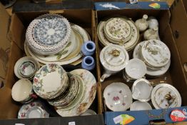 A quantity of part services and other china.