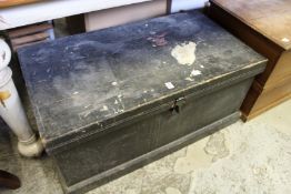 A painted pine trunk.