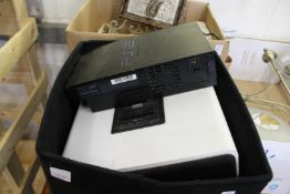 A Play Station 2, docking station etc.