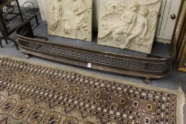 A good 19th century pierced steel fender.