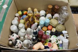 Novelty salt and peppers.