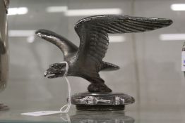 A plated car mascot, probably for an Armstrong Siddeley.