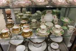 Paragon and other decorative tea ware and china.