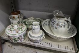 Port Meirion Botanic Garden and other china.