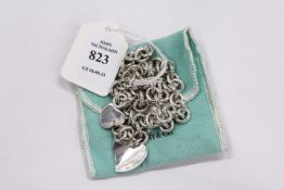 A Tiffany silver bracelet.