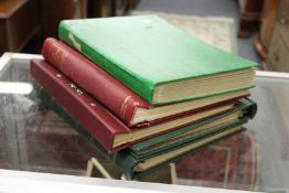 Stamps, Commonwealth stamps in three binders together with World stamps in two binders.