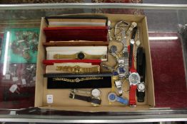 A quantity of watches.