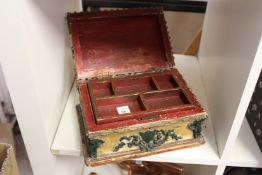 A decorative jewellery box.