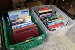 Two boxes of books relating to militaria.