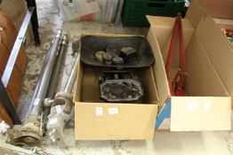 A tripod, kitchen scales etc.