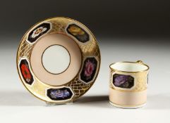 A FLIGHT AND BARR CUP AND SAUCER, 