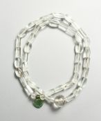 A ROMAN GLASS NECKLACE