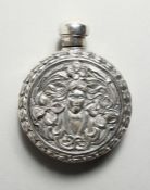 A .800 ART DECO LAMP SCENT BOTTLE