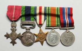 THE MEDALS OF LIEUTENANT J. HIGGINSON, R. TANK C. including India General Service Medal, The North