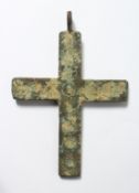 A LARGE ROMAN IRON CROSS 6ins long