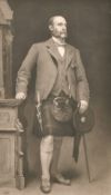 Hubert Von Herkomer (1849-1914) British, a Highland gentleman, mezzotint, signed in pencil, 29