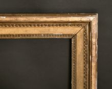 An 18th century moulded and composition frame, rebate size 29.5
