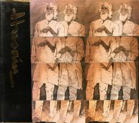'Husain', A book on the artist M. F. Husain, first edition, published 1988 by Tata Steel, signed and