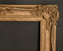 An early 20th century gilt composition frame, rebate size 18