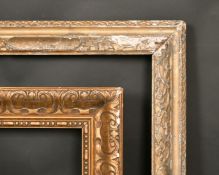 An early 20th century continental gilt composition frame, rebate size 21
