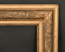 A 19th century gilt composition frame, basically 14