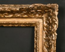 An 18th century carved wood frame, wide rebate would fit 10