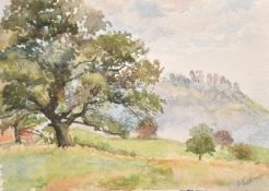 A + F Eastwood, A collection of watercolour sketches, some signed, all around 7