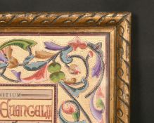 A continental carved wood frame, rebate size 15