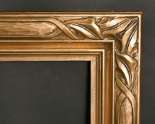 An early 20th century carved wood frame, without slip 20