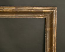 A 19th century moulded frame, rebate size 31.75