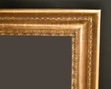 A 20th century moulded and composition frame, rebate size 36