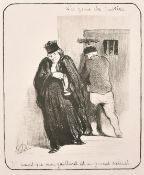 A set of four Daumier prints, 