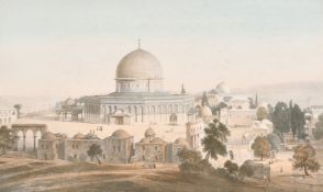 A 20th century print of the Dome of the Rock, Jerusalem, 13.5