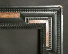 A Dutch style ripple moulded frame, rebate size 19.75