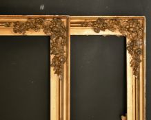 A pair of 19th century gilt composition frames, rebate size 28.75