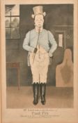 R. Dighton, 'Mr Liston in the Character of Paul Pry.' And another of Liston by a different hand,