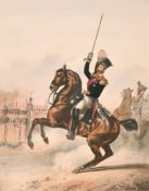 Butler after De Prades, '2nd Royal North British Dragoons. Scots Greys Cobham', 13.75